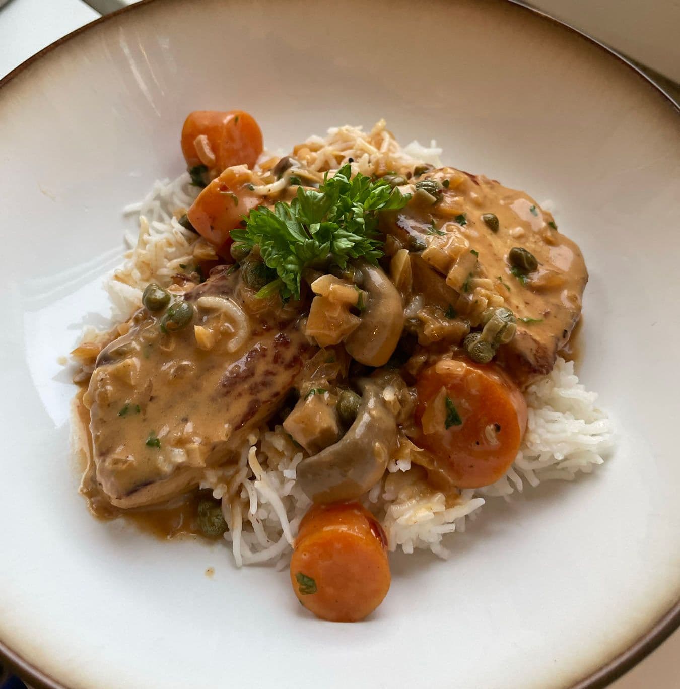 Blanquette of Pork med ris