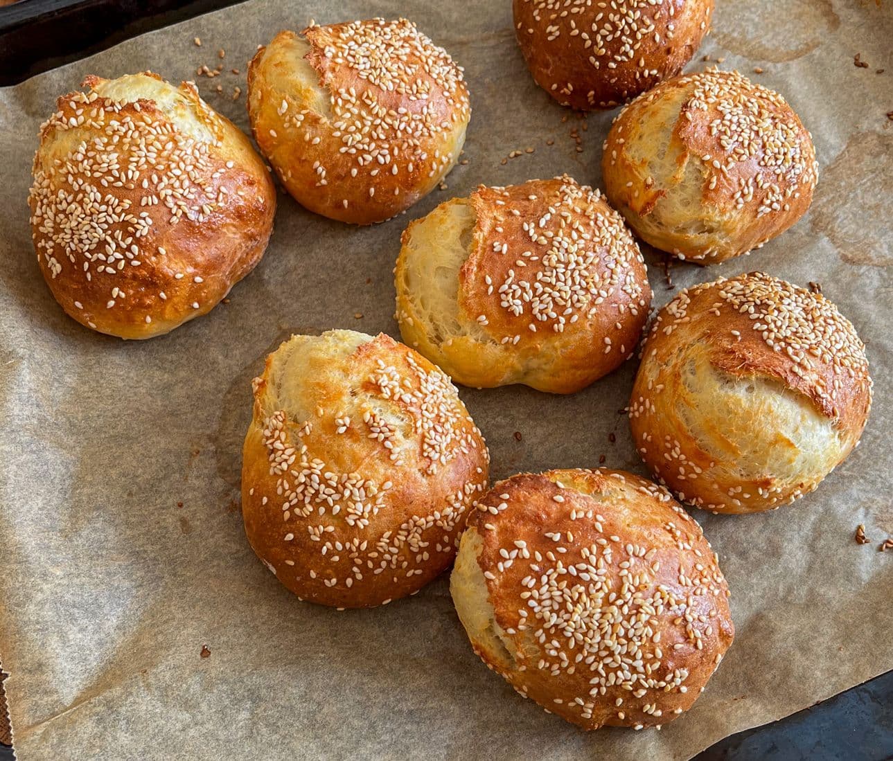 frallor med sesamfrön