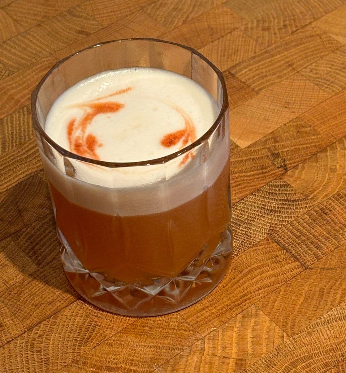 Amaretto Sour i glas